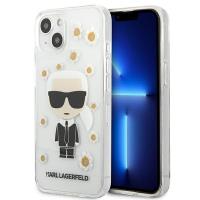 Karl Lagerfeld Iconic Karl Flower - Etui iPhone 13 Mini (przezroczysty) Karl Lagerfeld Iconic Karl Flower - Etui iPhone 13 Mini (przezroczysty)
