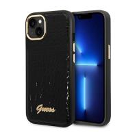 Guess Croco Collection – Etui iPhone 14 Plus (czarny) Guess Croco Collection – Etui iPhone 14 Plus (czarny)