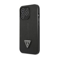 Guess Saffiano Triangle Logo Case – Etui iPhone 14 Pro (czarny)