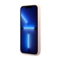 Guess Saffiano Triangle Logo Case – Etui iPhone 14 (różowy)