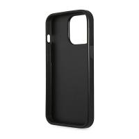 Guess Saffiano Triangle Logo Case – Etui iPhone 14 Pro Max (srebrny)