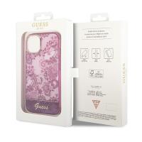 Guess Porcelain Collection - Etui iPhone 14 Plus (fuksja)