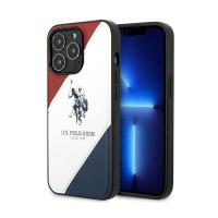US Polo Assn Tricolor Embossed - Etui iPhone 14 Pro Max (biały) US Polo Assn Tricolor Embossed - Etui iPhone 14 Pro Max (biały)