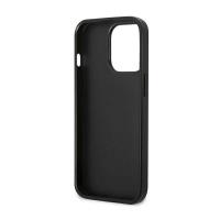 US Polo Assn Leather Stitch - Etui iPhone 14 Pro Max (granatowy)
