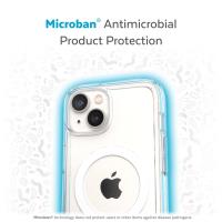 Speck Gemshell + MagSafe - Etui do iPhone 15 Plus / iPhone 14 Plus z powłoką MICROBAN (Clear)