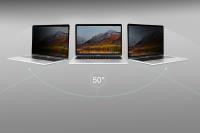 Moshi Umbra - Folia ochronna na ekran MacBook Pro 14" (M3/M2/M1/2023-2021) z filtrem prywatyzującym (czarna ramka)