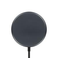 Crong MagSpot Wireless Charger – Aluminiowa ładowarka indukcyjna MagSafe 15W (Graphite)