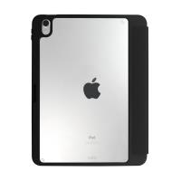 Crong PrimeFolio – Etui iPad 11" (2025) / iPad 10.9” (2022) z podstawką i schowkiem na Apple Pencil (czarny/przezroczysty)