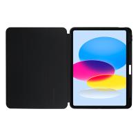 Crong PrimeFolio – Etui iPad 11" (2025) / iPad 10.9” (2022) z podstawką i schowkiem na Apple Pencil (czarny/przezroczysty)