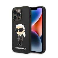 Karl Lagerfeld Silicone NFT Ikonik - Etui iPhone 14 Pro (czarny)