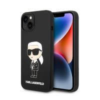 Karl Lagerfeld Silicone NFT Ikonik - Etui iPhone 14 Plus (czarny)