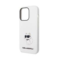 Karl Lagerfeld Silicone NFT Choupette - Etui iPhone 14 Pro Max (biały)