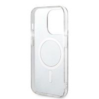 Guess Bundle Pack MagSafe 4G - Zestaw etui + ładowarka MagSafe iPhone 14 Pro Max (brązowy/złoty)