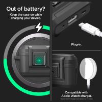 Spigen Lock Fit - Pancerne etui do Apple Airpods Pro 1 / 2 (Czarny)