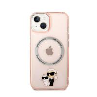 Karl Lagerfeld IML NFT Karl & Choupette MagSafe - Etui iPhone 14 (różowy)
