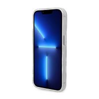 Guess Metal Outline MagSafe - Etui iPhone 14 Pro Max (przezroczysty / srebrny)