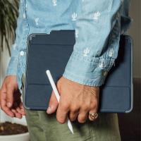STM Dux Plus - Etui pancerne iPad 11" (2025) / 10.9" (2022) MIL-STD-810G z uchwytem Apple Pencil (Midnight Blue)