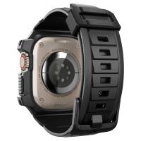 Spigen Rugged Armor Pro – Pasek z obudową do Apple Watch Ultra 49 mm (Czarny)