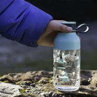 Quokka Ice Kids with strap - Butelka na wodę ecozen 430 ml z paskiem (Indian)
