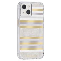 Case-Mate Pearl Stripes MagSafe - Etui iPhone 14 / iPhone 13 zdobione masą perłową (Pearl Stripes)