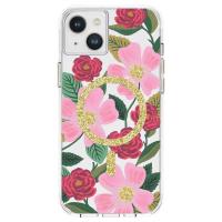 Rifle Paper Clear MagSafe - Etui iPhone 14 Plus zdobione złotem (Rose Garden) Rifle Paper Clear MagSafe - Etui iPhone 14 Plus zdobione złotem (Rose Garden)