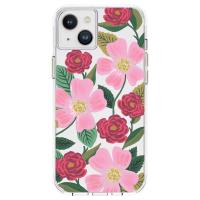 Rifle Paper Clear - Etui iPhone 14 Plus zdobione złotem (Rose Garden) Rifle Paper Clear - Etui iPhone 14 Plus zdobione złotem (Rose Garden)