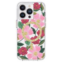 Rifle Paper Clear MagSafe - Etui iPhone 14 Pro zdobione złotem (Rose Garden) Rifle Paper Clear MagSafe - Etui iPhone 14 Pro zdobione złotem (Rose Garden)