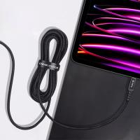 Crong Armor Link - Kabel 100W PD 5A USB-C do USB-C 120cm (czarny)