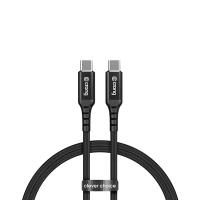 Crong Armor Link - Kabel 100W PD 5A USB-C do USB-C 120cm (czarny)