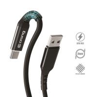 Crong Armor Link - Kabel 60W PD 3A USB-A do USB-C 25cm (czarny) Crong Armor Link - Kabel 60W PD 3A USB-A do USB-C 25cm (czarny)