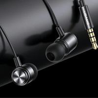 USAMS EP-44 - Słuchawki stereo jack 3,5 mm (czarny)