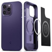 Spigen Mag Armor – Etui do iPhone 14 Pro (fioletowy)