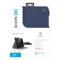 Speck Balance Folio – Etui iPad 11" (2025) / 10.9" (2022) z powłoką MICROBAN w/Magnet & Stand up (Arcadia Navy/Moody Grey)