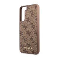 Guess 4G Metal Logo - Etui Samsung Galaxy S23+ (brązowy)