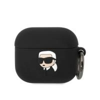 Karl Lagerfeld Silicone NFT Karl Head 3D - Etui AirPods 3 (czarny)