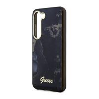 Guess Golden Marble Collection - Etui Samsung Galaxy S23 (czarny)