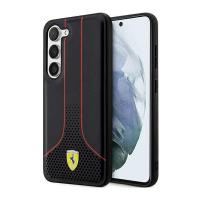Ferrari Perforated 296P Collection - Etui Samsung Galaxy S23 (czarny) Ferrari Perforated 296P Collection - Etui Samsung Galaxy S23 (czarny)