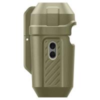 Spigen Lock Fit - Pancerne etui do Apple AirPods Pro 1 / 2 (Vintage Khaki)
