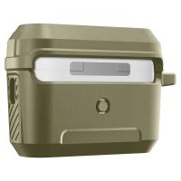 Spigen Lock Fit - Pancerne etui do Apple AirPods Pro 1 / 2 (Vintage Khaki)