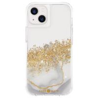 Case-Mate Karat - Etui iPhone 13 zdobione złotem (Marble)