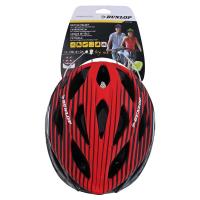 Dunlop - Kask rowerowy MTB r. L (Czerwony)