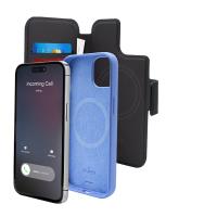PURO Folio MagSafe Case – Etui iPhone 15 Plus / 14 Plus / 12 Pro Max (czarny)