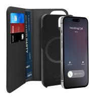PURO Wallet Detachable MagSafe - Etui 2w1 iPhone 14 Plus (czarny) PURO Wallet Detachable MagSafe - Etui 2w1 iPhone 14 Plus (czarny)