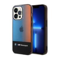 BMW Half Tricolor - Etui iPhone 14 Pro (czarny) BMW Half Tricolor - Etui iPhone 14 Pro (czarny)