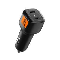 Spigen PC2200 Arcstation 2 - Ładowarka Samochodowa 2x USB-C 45W+30W PD (Czarny)