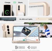 Spigen Thin Fit Pen - Etui do Samsung Galaxy Z Fold 4 (Pearled Ivory)