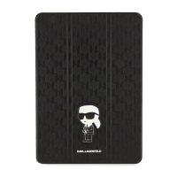 Karl Lagerfeld Folio Magnet Allover Saffiano Monogram NFT Ikonik - Etui iPad 10.2" (2021-2019) (Czarny)