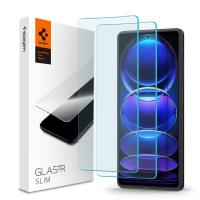 Spigen Glas.TR Slim 2-Pack - Szkło hartowane do Xiaomi Redmi Note 12 Pro 5G / 12 Pro+ 5G / POCO X5 Pro 5G (2 sztuki)