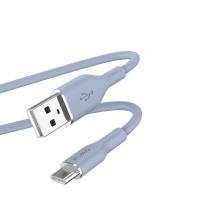 PURO ICON Soft Cable – Kabel USB-A do USB-C 1.5 m (Powder Blue) PURO ICON Soft Cable – Kabel USB-A do USB-C 1.5 m (Powder Blue)