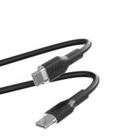 PURO ICON Soft Cable – Kabel USB-C do USB-C 1.5 m (Black) PURO ICON Soft Cable – Kabel USB-C do USB-C 1.5 m (Black)